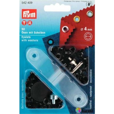 Průchodky 4 mm s podložkou ČERNÝ NIKL – Sleviste.cz