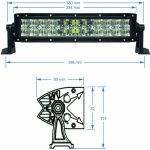 SHARK LED Light Bar 13,5", 5D, 72W