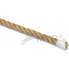 Šňůra a provázek Jutové lano 4 pramenné (cívka) – 16mm, 50m 16mm (50m)
