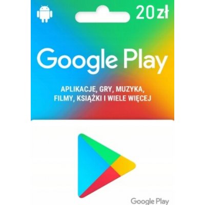 Dárkový kód Google Play 20 PLN – Zboží Dáma