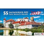 stolní 55 turistických NEJ Čech, Moravy a Slezska 22,6cm x 13,9cm, S24-27 2027 – Hledejceny.cz