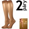 VOXX podkolenky NYLON knee-socks 20 DEN 2 páry visone