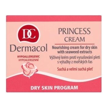 Dermacol Princess Cream výživný krém proti vysušování pleti s výtažky z mořských řas 50 ml