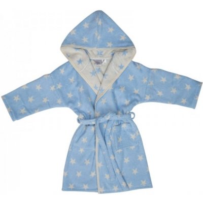 Framsohn dětský župan Organic Stars modrá – Zboží Mobilmania