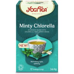 YOGI TEA Bio Čaj Minty Chlorella Mátová chlorella 17 x 2 g