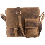 Greenburry kožená taška 1913-M-25 hnědá – Hledejceny.cz