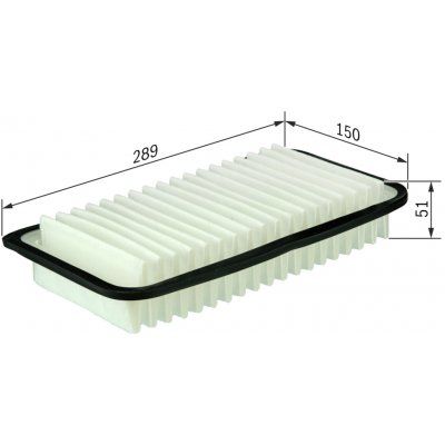 Vzduchový filtr BOSCH F 026 400 017 (F026400017) – Hledejceny.cz
