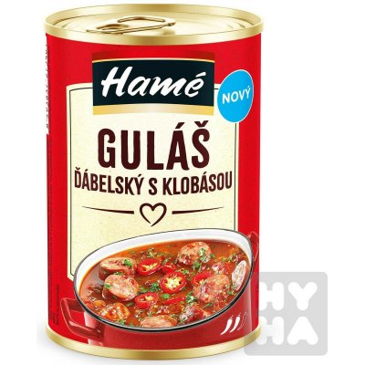 Hamé Guláš ďábelský s klobásou 400g – Hledejceny.cz