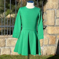 ObleCzech šaty Lili kolová sukně zelená