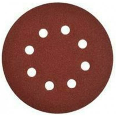 Brusný papírový kotouč P60, průměr 125 mm, 8 otvorů – Zboží Dáma