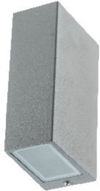 ACA Lighting LED venkovní nástěnné svítidlo CUBES 2W/230V/3000K/110Lm/60°/IP54, šedé