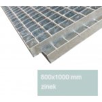 Podlahový rošt pozinkovaný 800×1000 mm – Sleviste.cz