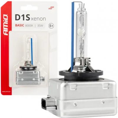 AMiO Xenonová výbojka D1S 35W 8000K BASIC blistr AMIO-03865 – Hledejceny.cz