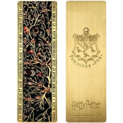 Cinereplicas Kovová záložka Harry Potter - Rodina Blacků – Sleviste.cz