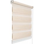 GARNÝŽE-HEBR Roleta Den a noc - béžová - 52x150cm – Zboží Mobilmania