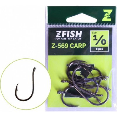 Zfish Carp Hooks Z-569 vel.8 10ks – Zboží Mobilmania