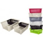 VETRO PLUS Košíček úložný 35,8 x 25,6 cm assort – Sleviste.cz