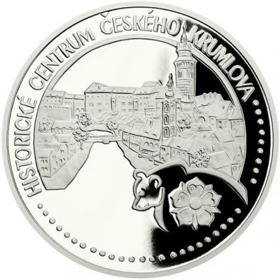 Česká mincovna platinová mince UNESCO Historické centrum Českého Krumlova proof 1 oz – Zboží Mobilmania