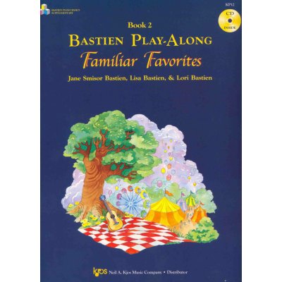 Bastien Play -Along Familiar Favorites 2 + CD – Zboží Mobilmania