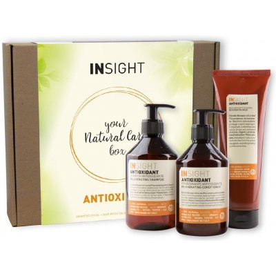 Insight Antioxidant šampon 400 ml + kondicionér 400 ml + maska 250 ml dárková sada
