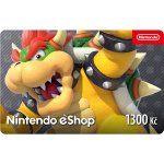 Nintendo dárkový poukaz 1300Kč – Zboží Mobilmania
