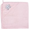 Osuška pro miminko CEBA Osuška s kapucí Froté 100 x 100 Star Pink