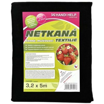Handi Help Mulčovací netkaná textilie černá 3,2 x 5 m 000197-VO-V – Zboží Dáma