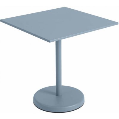 Muuto Stolek Linear Steel Café Table 70x70, pale blue