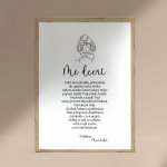 Plakát MÉ DCEŘI Rozměr plakátu: A4 (21 x 29,7 cm), Rámeček: Dřevěný rámeček – Hledejceny.cz