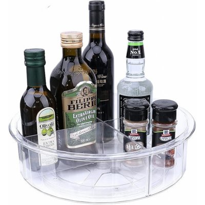 Orion Otočný organizér Lazy Susan XXL s přepážkami 30 cm – Zboží Dáma