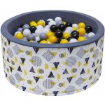 Welox bazén s kuličkami béžový 90 x 40 cm 400 míčků Oeko-Tex 100 – Zboží Dáma