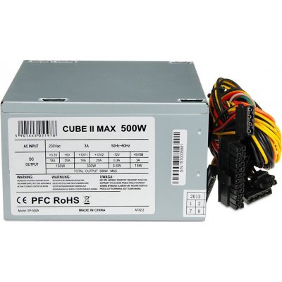 iBOX CUBE II ATX 500W ZIC2500W12CMFA