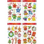 Okenní fólie MFP Paper vánoce glitr VA007 20x30cm – Hledejceny.cz