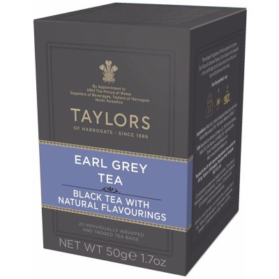 Taylors of Harrogate čaj earl grey 20 sáčků – Zbozi.Blesk.cz