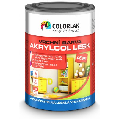 Colorlak Akrylcol lesk V 2046 0,35 l bílá – Hledejceny.cz