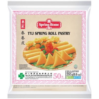 Spring home Těsto na jarní závitky mražené 125mm / 50 ks 250 g – Zboží Dáma