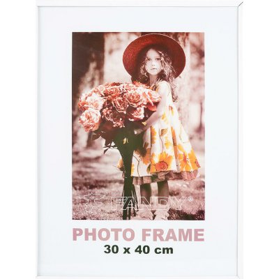 FANDY Plastový rámeček Simple 2 30x40 1 bílý – Zboží Živě