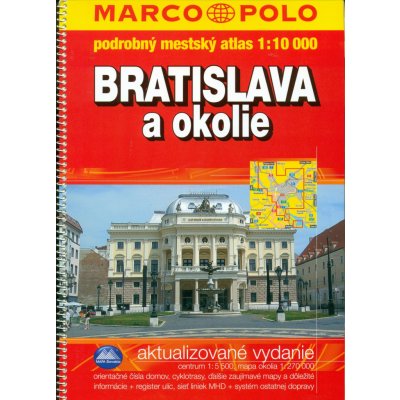 Bratislava a okolí atlas 1:10 MP – Zbozi.Blesk.cz