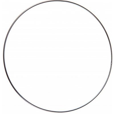 Kovový kruh na lapač snů Ø45 cm stříbrný – Zboží Dáma