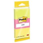 Samolepicí bloček, nenové barvy, 38x51 mm, 3x100 listů, 3M POSTIT – Hledejceny.cz