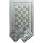 Sleep-well Utěrka Extra savá 50x70 Konvička/puntík olivová 3 ks – Zboží Dáma