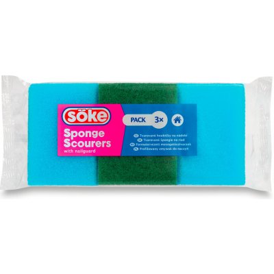 Spontex 97083725E Economic houbičky na nádobí 3 ks – Zbozi.Blesk.cz
