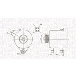 Alternátor MAGNETI MARELLI 063731605010