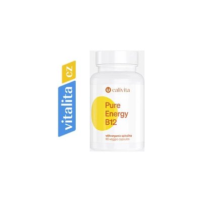 Pure Energy B12 s organickou spirulinou 90 vegetariánských kapslí – Hledejceny.cz
