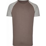 Pánské prodloužené směsové úzké triko Miners Mate vínová vínová melír MY111 – Zbozi.Blesk.cz