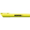 Kleště montážní Zvýrazňovač Kores High Liner Plus, 3-5 mm, klínový hrot, žlutý