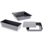 de Buyer Sada na pečení 4713.03 box HOMEBAKING: hranaté formy 1x skládaná čtvercová 1x čtvercová a 1x obdélníková forma – Hledejceny.cz