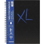 Canson Book Wire Bound Long Side XL Mixed Media Textured Skicář 34 A4 300 g Portrait – Zboží Dáma