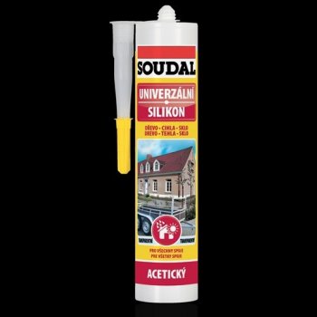 SOUDAL univerzální silikon 310g transparentní