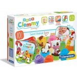 CLEMENTONI BABY Soft Clemmy Hrací sada s knížkou Milá zvířátka – Zboží Dáma